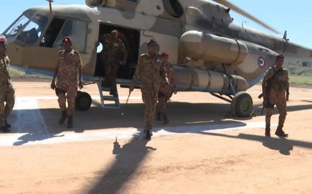 كباشي يتفقد سير العمليات العسكرية بالفاو