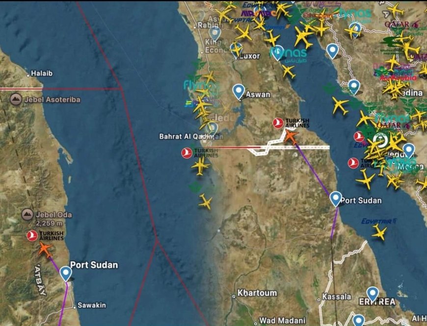 تركيا تبدأ في إستخدام المجال الجوي السوداني 