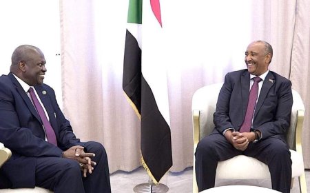 لقاء مفاجئ يجمع البرهان برياك مشار