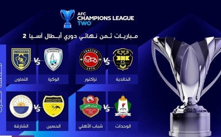 مواجهات منتظرة في ثمن نهائي دوري أبطال آسيا 2
