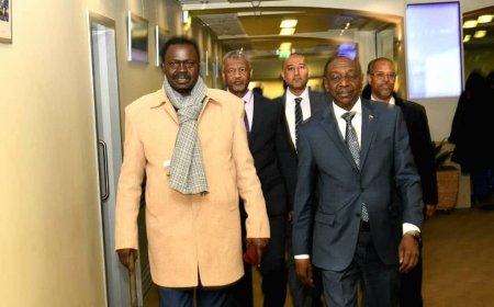 سفير السودان لدى روسيا يستقبل مناوي في موسكو