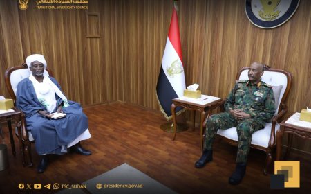 البرهان يلتقي وفد أعيان شوري الفور