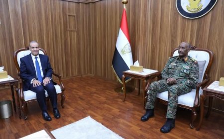 البرهان يلتقي وزير الخارجية المصري