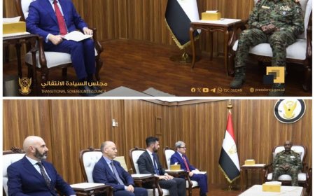 البرهان يلتقي سفير إيطاليا لدى السودان
