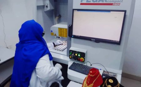 تحذيرات من عرض الذھب بدون ختم المواصفات والمقاييس