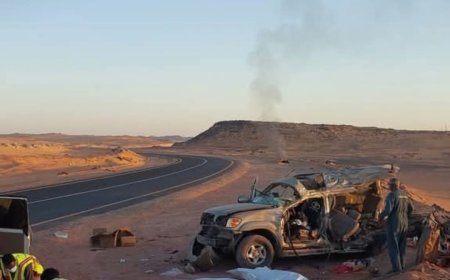 وفاة 12 سودانياً بينهم نساء وأطفال في حادث بليبيا