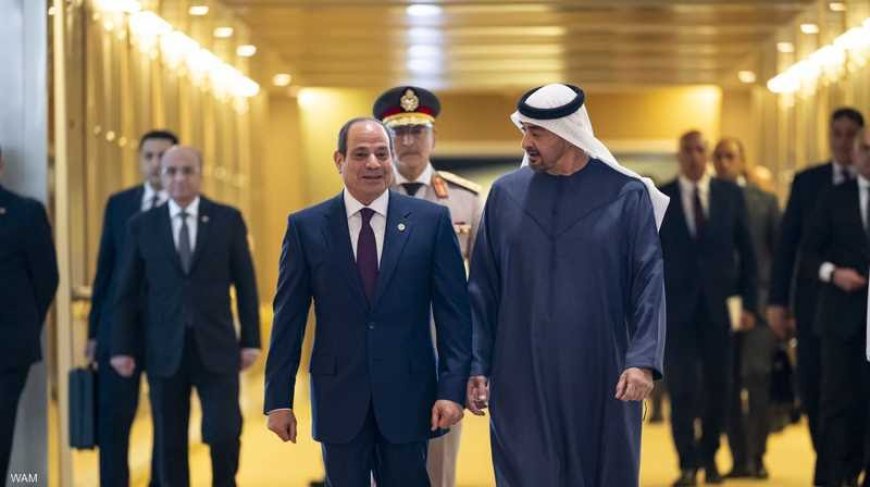 زيارة مفاجئة من السيسي للإمارات