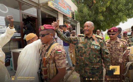 في زيارة مفاجأة.. البرهان يصل دنقلا