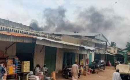 مسيرة تقصف مقر الحكومة بنيالا..