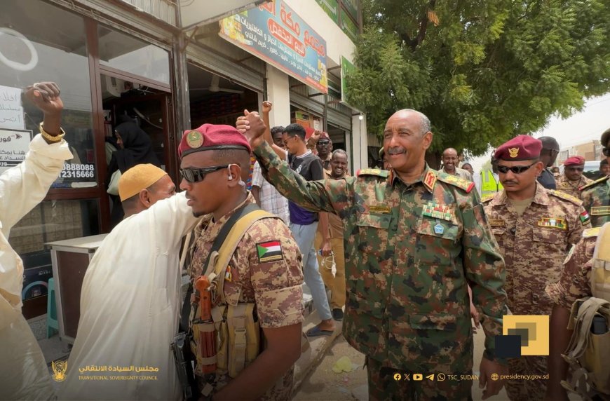 في زيارة مفاجأة.. البرهان يصل دنقلا 
