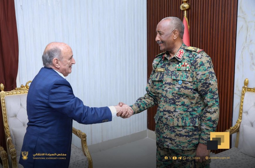 تفاصيل لقاء البرهان بممثل الاتحاد الأفريقي بالسودان