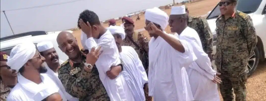 جولة مفاجئة للبرهان بـ “حطاب”