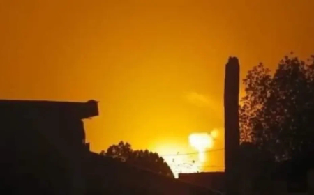 حريق مفاجئ في مواقع تابع لشرطة البحر الأحمر