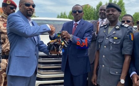 تشاد تسلم الحكومة اكثر من 100 سيارة مسروقة