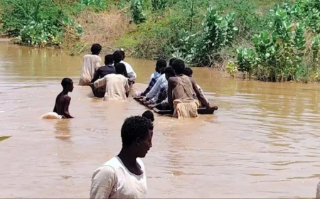 نهر القاش يبتلع "تندلاي" بكسلا