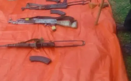 ضبط أسلحة وذخائر وزي عسكري للميليشيا في سنار