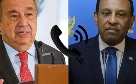 رئيس الوزراء يناقش مع مسؤول أممي حماية المدنيين والوضع بالفاشر