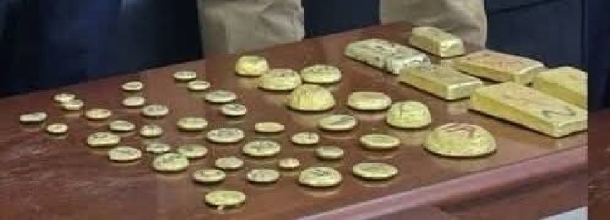 ضبط 15 كيلو ذهب مخالفة للإجراءات في البحر الاحمر