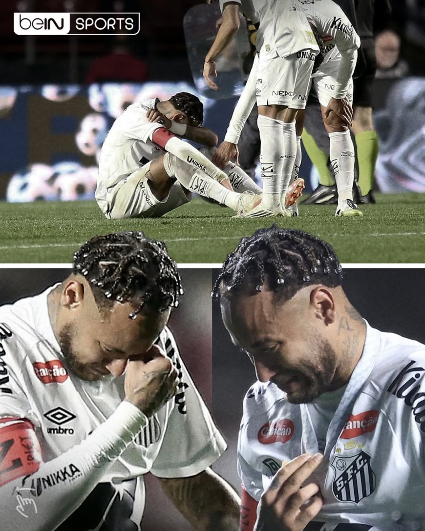 هزيمة تاريخيّة ومُذلة.. نيمار ينهار وسانتوس البرازيلي يُقيل مدربه..