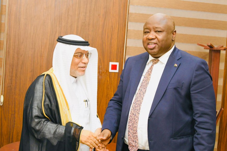 وزير المعادن يلتقي السفير السعودي بالسودان