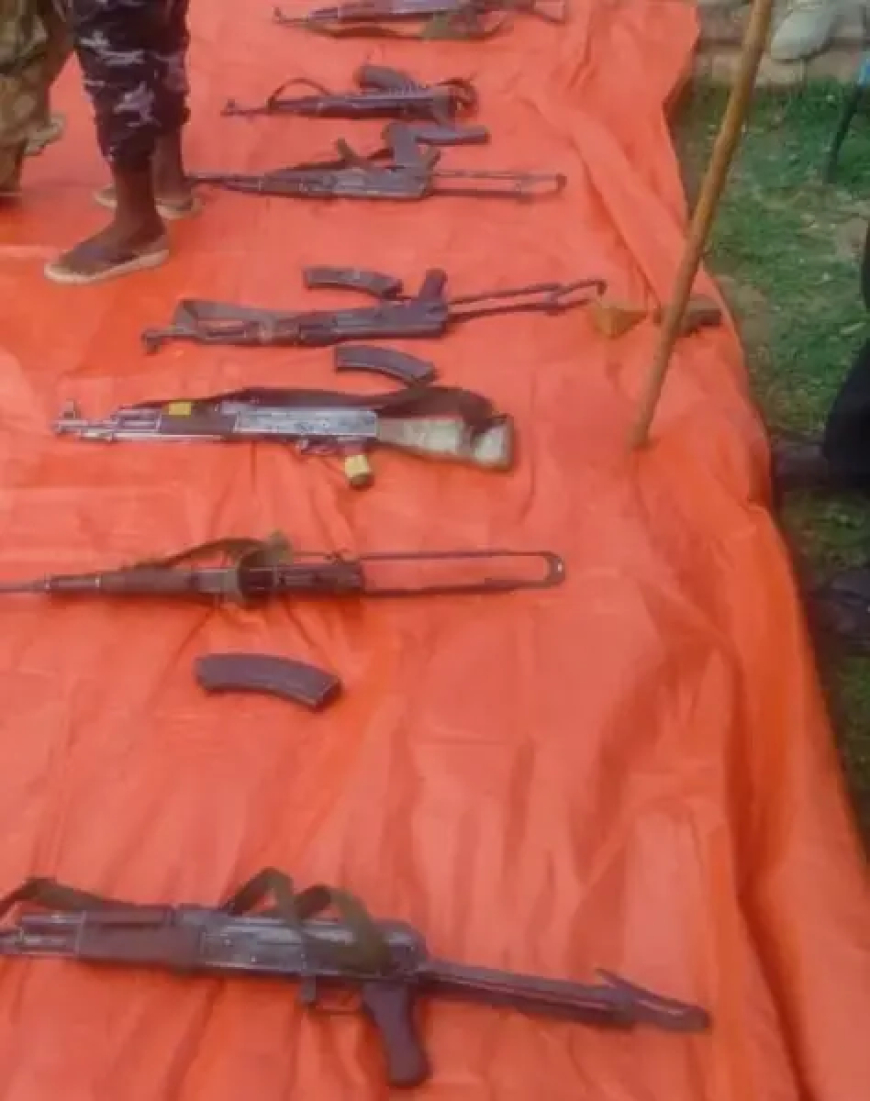 ضبط أسلحة وذخائر وزي عسكري للميليشيا في سنار