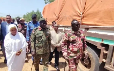 ضبط سلع مهربة في طريقها لدولة جنوب السودان