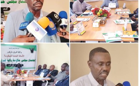 مجلس وزراء حكومة شرق دارفور يجيز تقارير الأداء ويستعرض خطط ما بعد الحرب