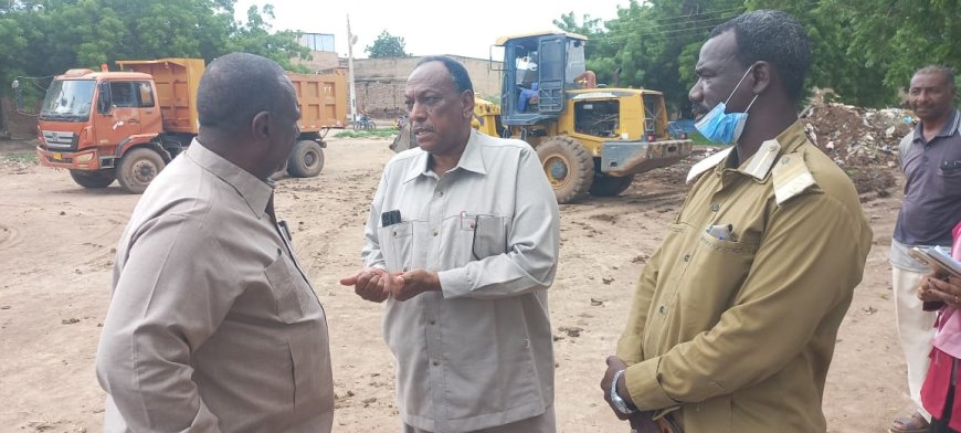 حملات مكثفة في محلية مدني الكبري لإزالة النفايات ومنع الامراض