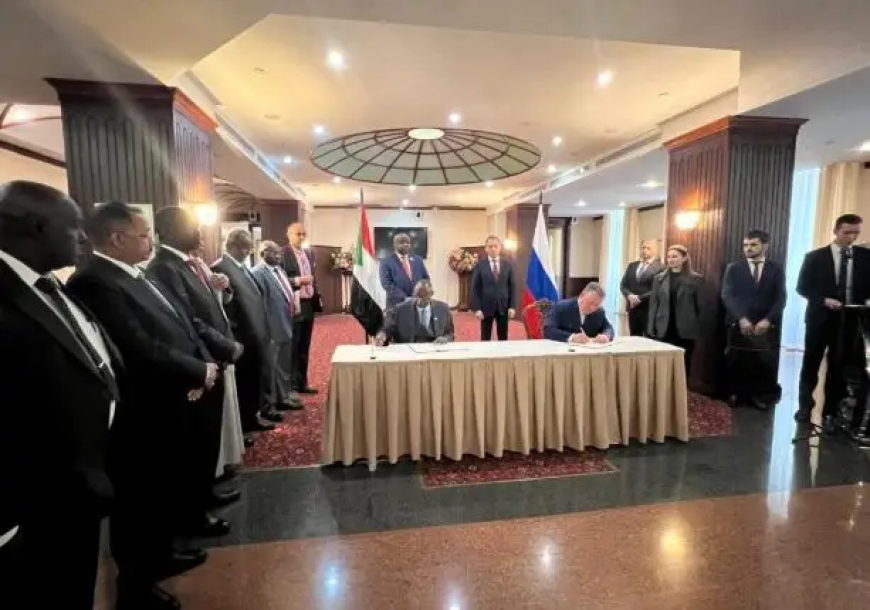 توقيع بروتوكول تعاون اقتصادي وتجاري بين السودان وروسيا 