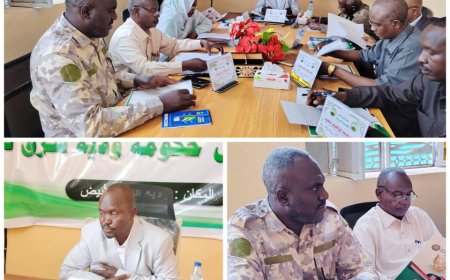 مجلس وزراء حكومة شرق دارفور يتلقى احاطة شاملة من رئيس المقاومة الشعبية بالولاية