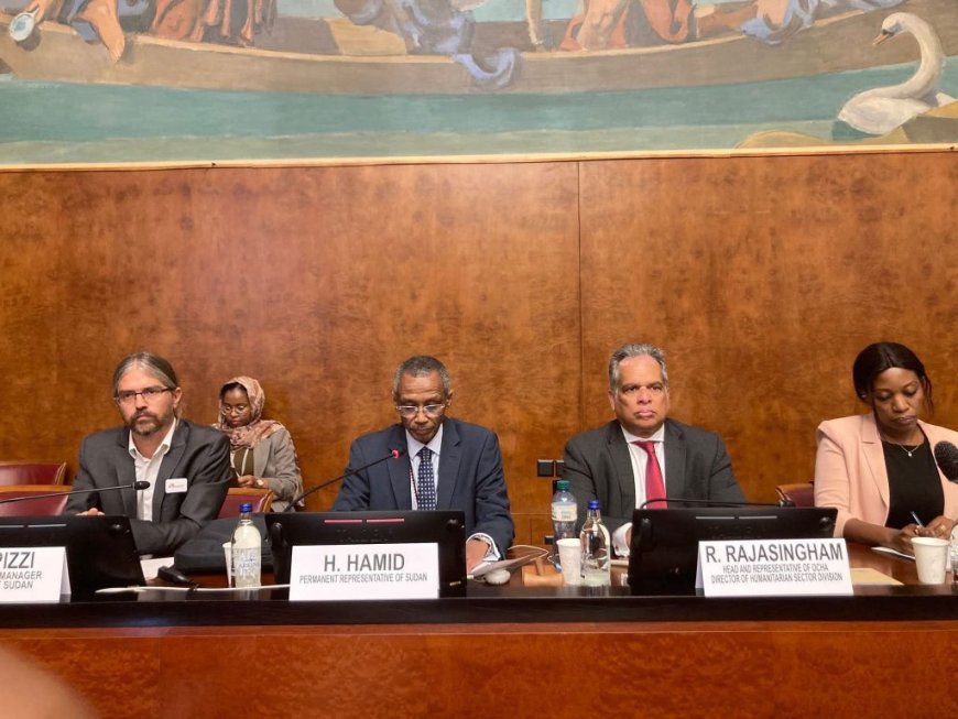 مندوب السودان بجنيف يندد بصمت المجتمع الدولي على جرائم المليشيا