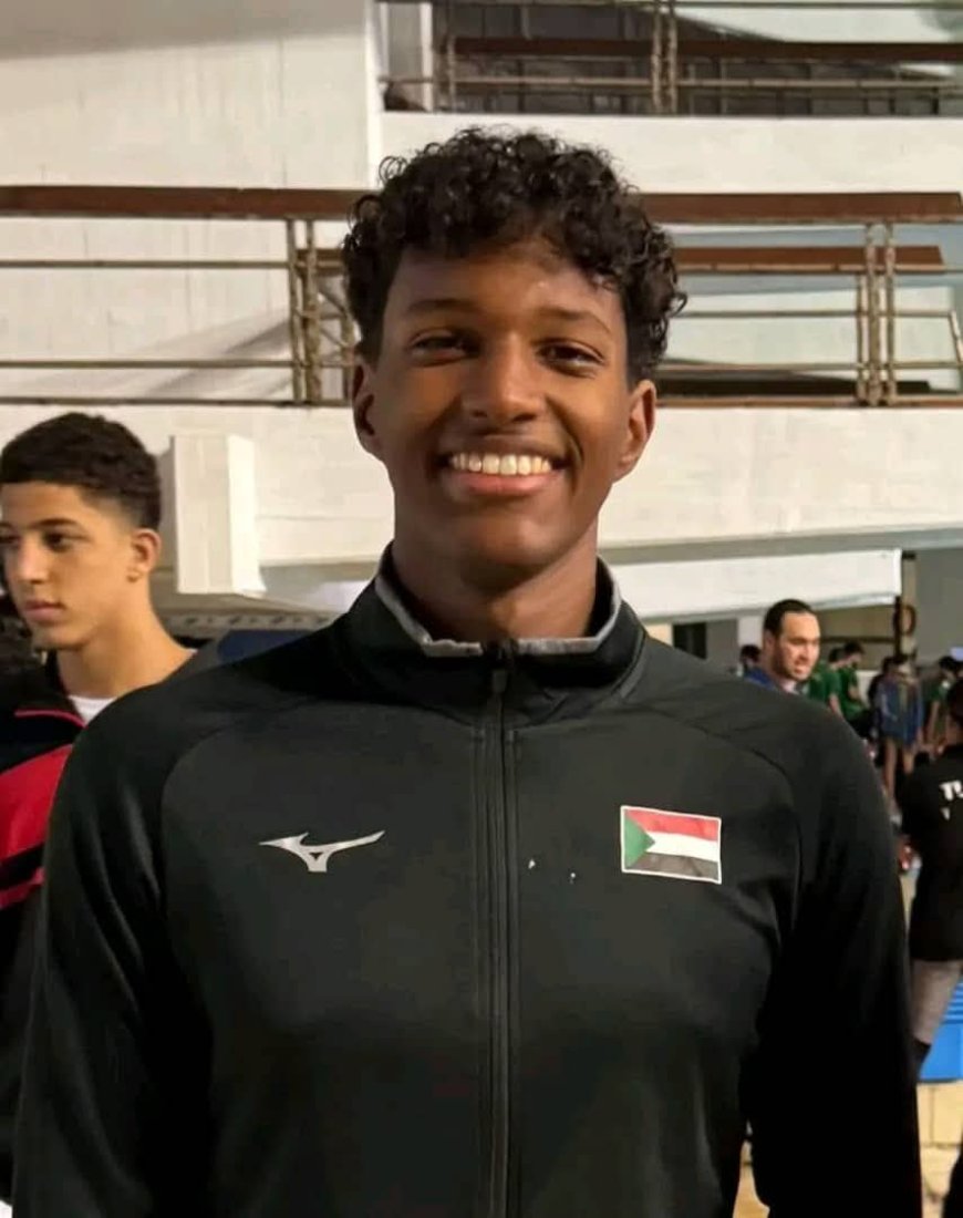 سباح يحصد الذهب للسودان