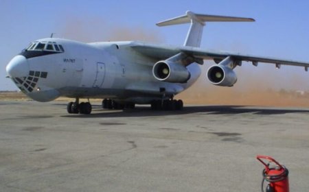 تدمير طائرة تحمل أسلحة للمليشيا بمطار نيالا 