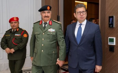 حفتر يستقبل رئيس المخابرات المصرية 