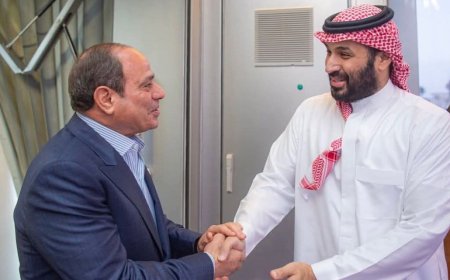 إجتماع مغلق بين ولي العهد السعودي والسيسي 