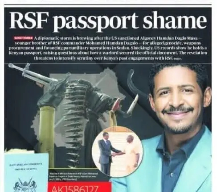 بسبب “القوني”.. فضيحة دبلوماسية تتصدر كبرى الصحف الكينية