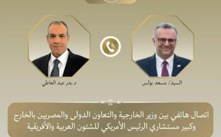 مصر ل"مستشار ترامب": يجب عدم المساواة بين مؤسسات الدولة الوطنية والميليشيات في السودان 