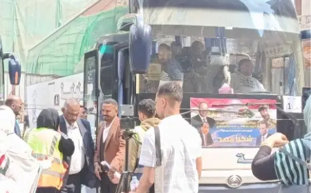 بدء تسيير باصات العودة للطلاب وأسرهم من القاهرة