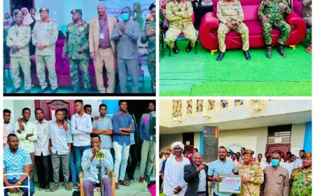 الفرقة 20 مشاة تحتفي بطلاب شرق دارفور بعد ختام امتحانات الشهادة السودانية