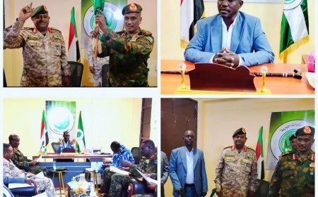 والي شرق دارفور يشهد مراسم التسليم والتسلم بين قادة الفرقة 20 مشاة الضعين