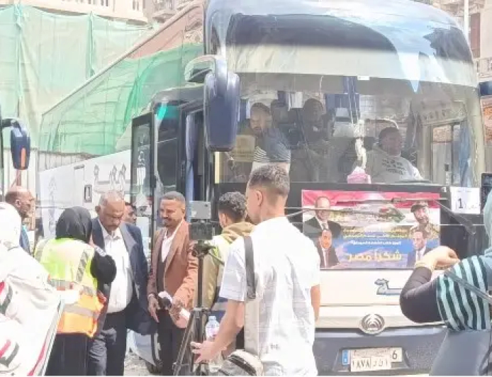 بدء تسيير باصات العودة للطلاب وأسرهم من القاهرة