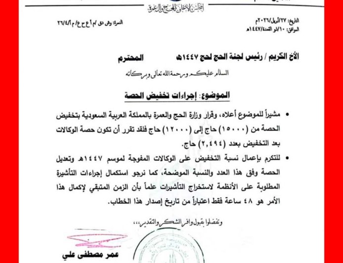 إبعاد (3) ألف حاج ... تخفيض حصة حجاج السودان 