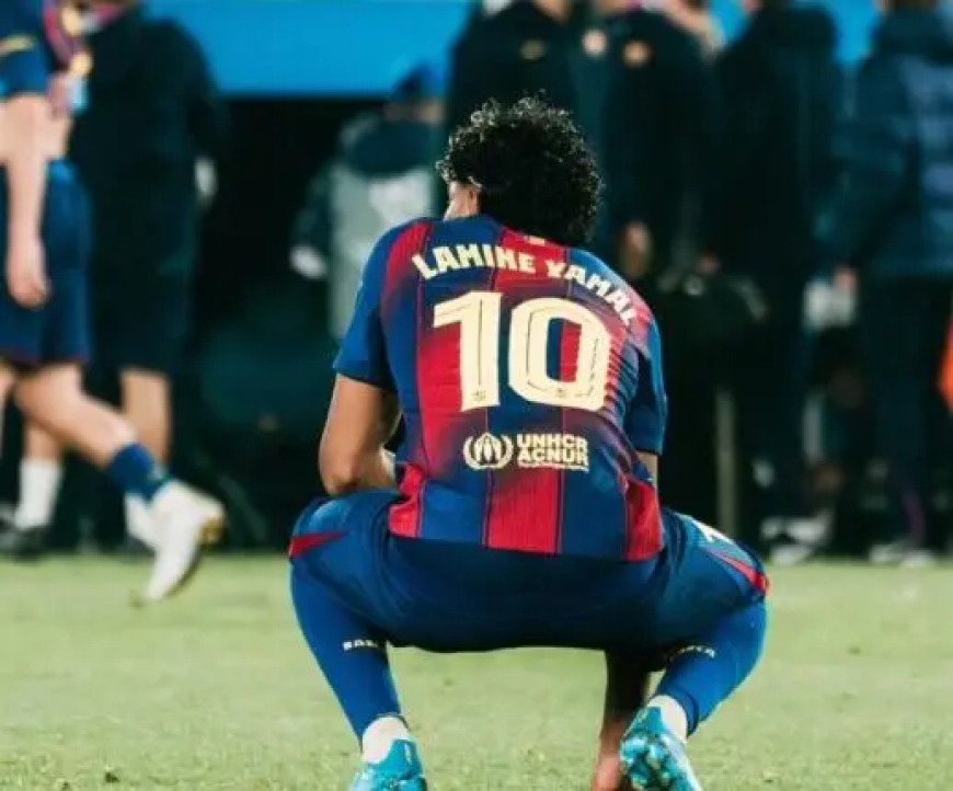 بعد الخسارة أمام أتلتيكو مدريد..لأمين يامال يقطع وعدا لجماهير برشلونة 