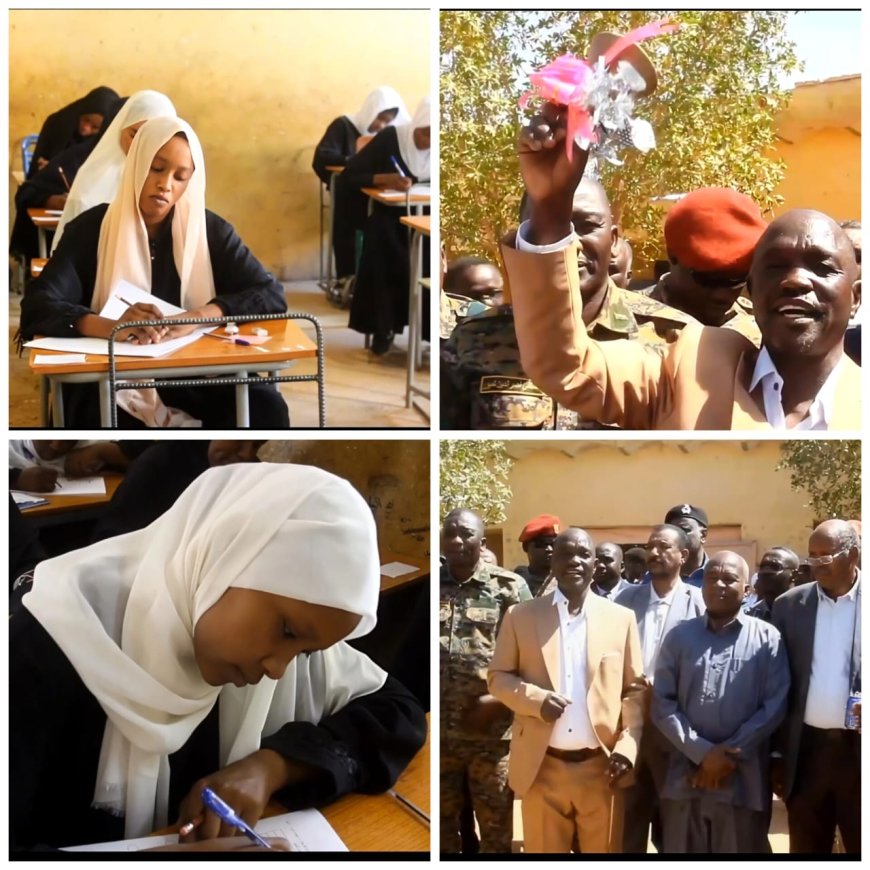 1120 طالب وطالبة يجلسون لامتحانات الشهادة من شرق دارفور