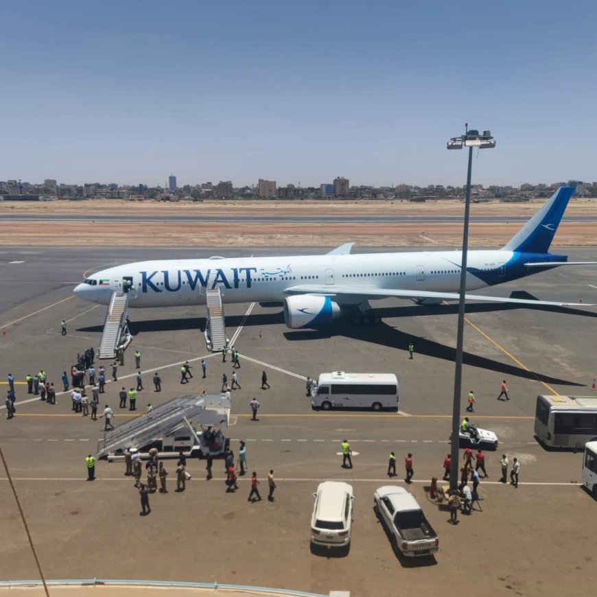 مطار الخرطوم يستقبل أول رحلة دولية 