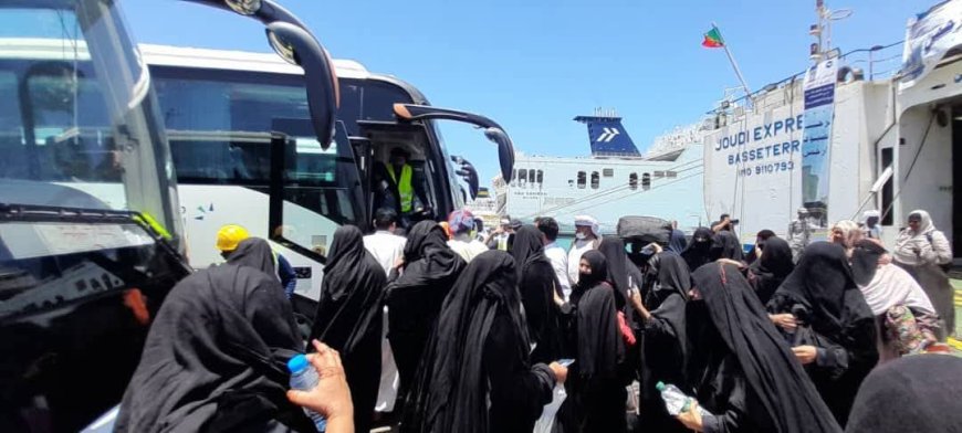 وصول أول أفواج الحجاج السودانيين إلى الأراضي المقدسة