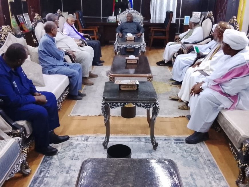 والي الجزيرة يدعو الطرق الصوفية لتبني خطاب المحبة والتسامح ومنهج الوسطية