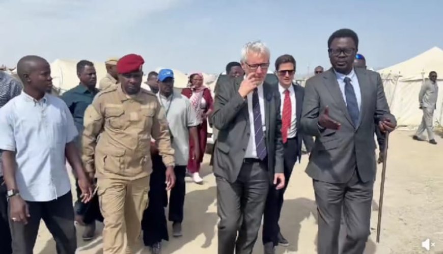 وفد من البرلمان الفرنسي يزور معسكرات النازحين بالسودان