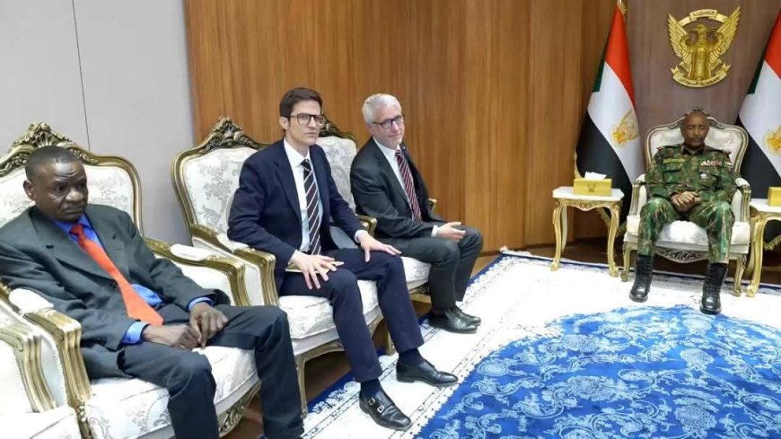 البرهان يُطلع وفد برلماني فرنسي على انتهاكات المليشيا 