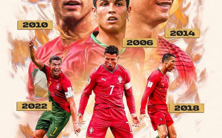 كرستيانو رونالدو يصبح أول لاعب في التاريخ يسجل في 6 نسخ مختلفة من نهائيات كأس العالم